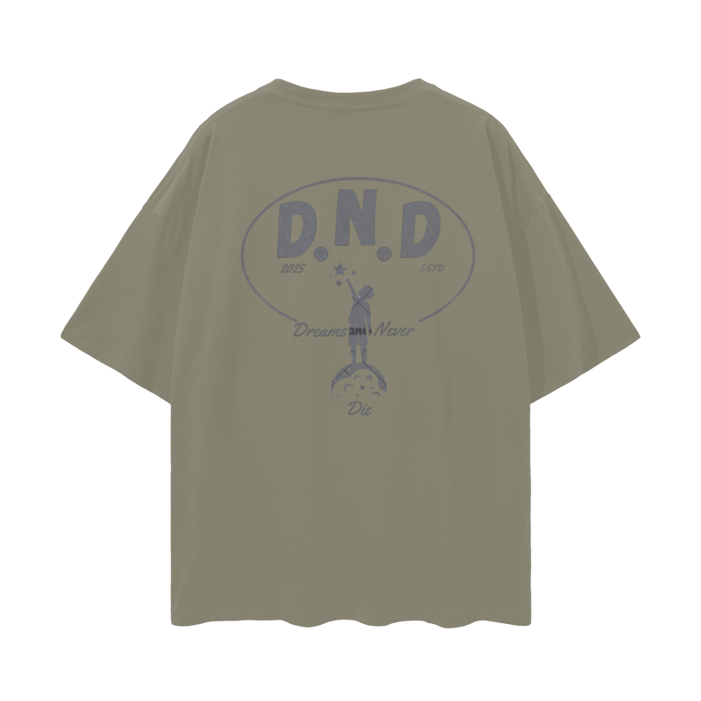 Oversized Deep Drop Shoulder Tee - 190 GSM