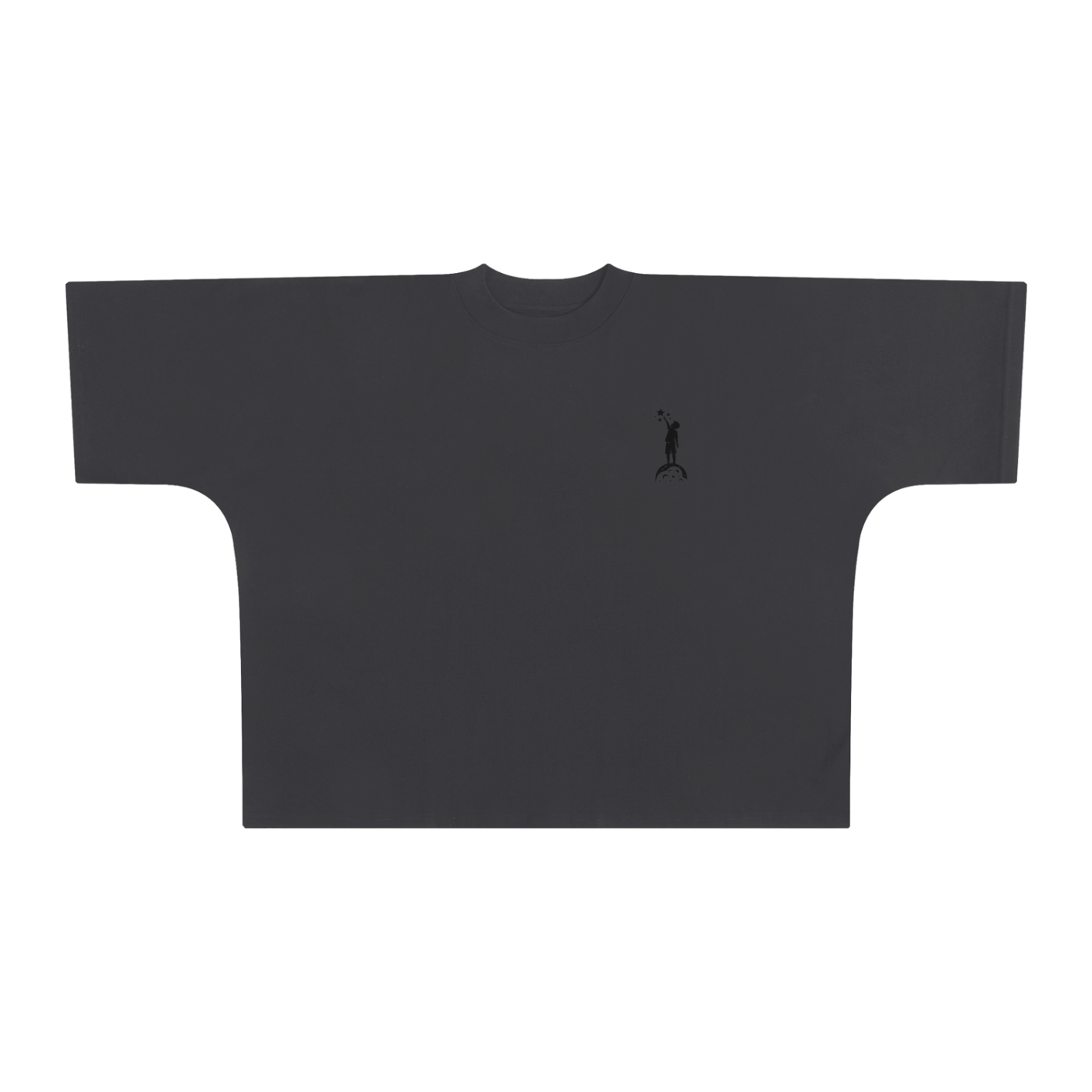 Oversized One-piece Pattern Cut Boxy Tee - 300 GSM
