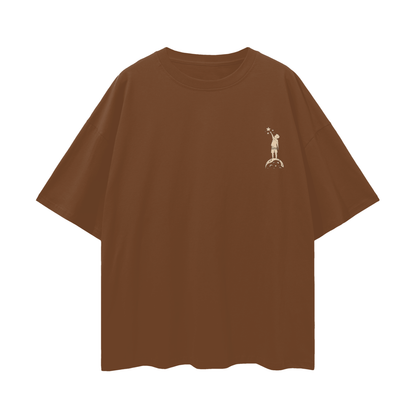 Oversized Deep Drop Shoulder Tee - 190 GSM