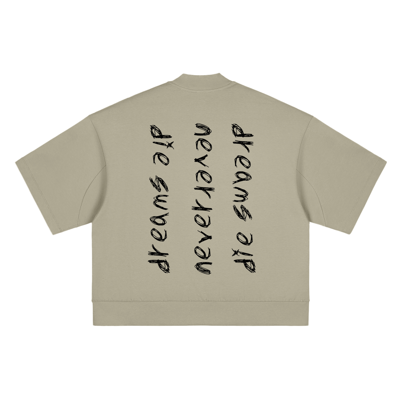 Heavyweight Oversized Mock Neck T-shirt