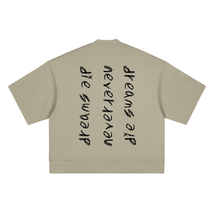 Heavyweight Oversized Mock Neck T-shirt