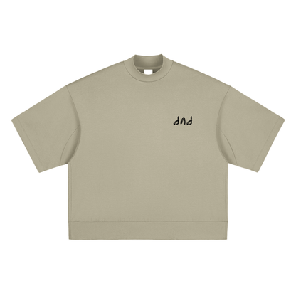 Heavyweight Oversized Mock Neck T-shirt
