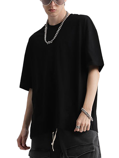 Oversized Deep Drop Shoulder Tee - 190 GSM
